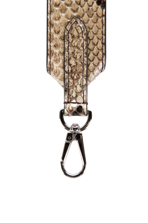 louis vuitton bandouliere python strap.